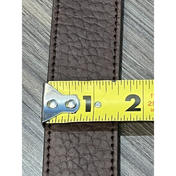 Faded Glory Brown Pebbled Leather Belt With Tag 100% Leather Men Size 50 - Picture 12 of 16